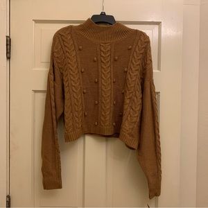 NWT Brown Mock neck Sweater!! 🤎🐻🧸